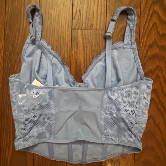 Gilly hicks lace blue bralette top size XS Curvy - Picture 2 of 4